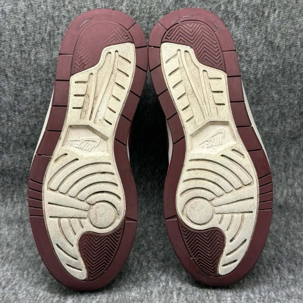 Nike Air Jordan 1 Elevate Low Dark Beetroot Womens Size 8 White Burgundy Shoes